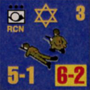 Panzer Grenadier Headquarters Library Unit: State of Israel Israeli Defense Forces RCN for Panzer Grenadier game series
