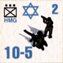 Panzer Grenadier Headquarters Library Unit: State of Israel Israeli Defense Forces HMG for Panzer Grenadier game series