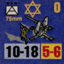Panzer Grenadier Headquarters Library Unit: State of Israel Israeli Defense Forces 75mm for Panzer Grenadier game series