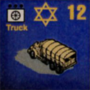 Panzer Grenadier Headquarters Library Unit: State of Israel Israeli Defense Forces Truck for Panzer Grenadier game series