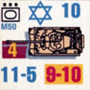 Panzer Grenadier Headquarters Library Unit: State of Israel Israeli Defense Forces M50 for Panzer Grenadier game series