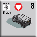 Panzer Grenadier Headquarters Library Unit: Austria Army Truck for Panzer Grenadier game series