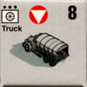 Panzer Grenadier Headquarters Library Unit: Austria Army Truck for Panzer Grenadier game series