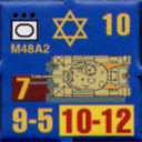 Panzer Grenadier Headquarters Library Unit: State of Israel Israeli Defense Forces M48A2 for Panzer Grenadier game series