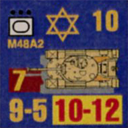 Panzer Grenadier Headquarters Library Unit: State of Israel Israeli Defense Forces M48A2 for Panzer Grenadier game series