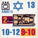 Panzer Grenadier Headquarters Library Unit: State of Israel Israeli Defense Forces AMX13 for Panzer Grenadier game series