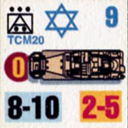 Panzer Grenadier Headquarters Library Unit: State of Israel Israeli Defense Forces TCM20 for Panzer Grenadier game series
