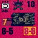 Panzer Grenadier Headquarters Library Unit: Kingdom of Jordan Royal Jordanian Army M48 for Panzer Grenadier game series