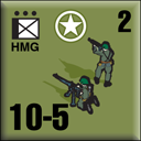 Panzer Grenadier Headquarters Library Unit: United States Army HMG for Panzer Grenadier game series