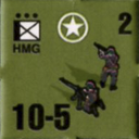 Panzer Grenadier Headquarters Library Unit: United States Army HMG for Panzer Grenadier game series