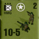 Panzer Grenadier Headquarters Library Unit: United States Army HMG for Panzer Grenadier game series