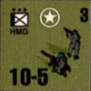 Panzer Grenadier Headquarters Library Unit: United States Army HMG for Panzer Grenadier game series