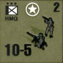 Panzer Grenadier Headquarters Library Unit: United States Army HMG for Panzer Grenadier game series