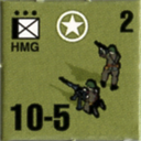 Panzer Grenadier Headquarters Library Unit: United States Army HMG for Panzer Grenadier game series