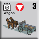 Panzer Grenadier Headquarters Library Unit: Austria Army Wagon for Panzer Grenadier game series