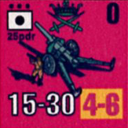 Panzer Grenadier Headquarters Library Unit: Kingdom of Jordan Royal Jordanian Army 25pdr for Panzer Grenadier game series