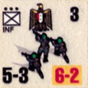Panzer Grenadier Headquarters Library Unit: Arab Republic of Egypt El Geish el Masry INF for Panzer Grenadier game series