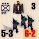 Panzer Grenadier Headquarters Library Unit: Arab Republic of Egypt El Geish el Masry INF for Panzer Grenadier game series