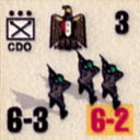 Panzer Grenadier Headquarters Library Unit: Arab Republic of Egypt El Geish el Masry CDO for Panzer Grenadier game series