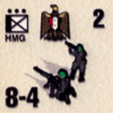 Panzer Grenadier Headquarters Library Unit: Arab Republic of Egypt El Geish el Masry HMG for Panzer Grenadier game series