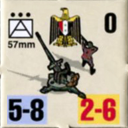 Panzer Grenadier Headquarters Library Unit: Arab Republic of Egypt El Geish el Masry 57mm for Panzer Grenadier game series