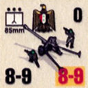 Panzer Grenadier Headquarters Library Unit: Arab Republic of Egypt El Geish el Masry 85mm for Panzer Grenadier game series
