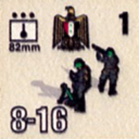 Panzer Grenadier Headquarters Library Unit: Arab Republic of Egypt El Geish el Masry 82mm for Panzer Grenadier game series