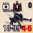 Panzer Grenadier Headquarters Library Unit: Arab Republic of Egypt El Geish el Masry 122mm for Panzer Grenadier game series