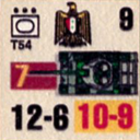 Panzer Grenadier Headquarters Library Unit: Arab Republic of Egypt El Geish el Masry T54 for Panzer Grenadier game series