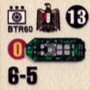 Panzer Grenadier Headquarters Library Unit: Arab Republic of Egypt El Geish el Masry BTR60 for Panzer Grenadier game series