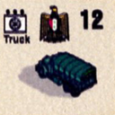 Panzer Grenadier Headquarters Library Unit: Arab Republic of Egypt El Geish el Masry Truck for Panzer Grenadier game series