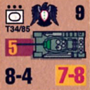 Panzer Grenadier Headquarters Library Unit: Syrian Arab Republic Army T34/85 for Panzer Grenadier game series