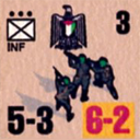 Panzer Grenadier Headquarters Library Unit: Palestine Liberation Organization Liberation Army INF for Panzer Grenadier game series