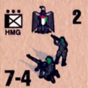 Panzer Grenadier Headquarters Library Unit: Palestine Liberation Organization Liberation Army HMG for Panzer Grenadier game series
