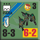 Panzer Grenadier Headquarters Library Unit: Soviet Union Guards PARA for Panzer Grenadier game series