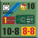 Panzer Grenadier Headquarters Library Unit: Soviet Union Guards ASU85 for Panzer Grenadier game series