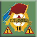 Panzer Grenadier Headquarters Library Unit: Soviet Union Guards Lt. Col. for Panzer Grenadier game series
