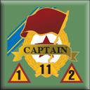 Panzer Grenadier Headquarters Library Unit: Soviet Union Guards Captain for Panzer Grenadier game series