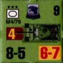 Panzer Grenadier Headquarters Library Unit: United States Army Heavy M4/76 for Panzer Grenadier game series