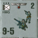 Panzer Grenadier Headquarters Library Unit: Germany Heer HMG for Panzer Grenadier game series