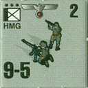 Panzer Grenadier Headquarters Library Unit: Germany Heer HMG for Panzer Grenadier game series