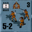 Panzer Grenadier Headquarters Library Unit: Britain Royal Marines MAR for Panzer Grenadier game series