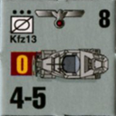 Panzer Grenadier Headquarters Library Unit: Germany Heer Kfz13 for Panzer Grenadier game series