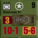 Panzer Grenadier Headquarters Library Unit: United States Army Sherman Fl for Panzer Grenadier game series