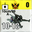 Panzer Grenadier Headquarters Library Unit: Austro-Hungarian Empire Imperial and Royal Army 10cm/99 for Panzer Grenadier game series