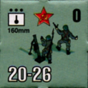 Panzer Grenadier Headquarters Library Unit: Soviet Union Army (RKKA) 160mm for Panzer Grenadier game series