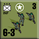 Panzer Grenadier Headquarters Library Unit: United States Army INF for Panzer Grenadier game series