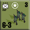Panzer Grenadier Headquarters Library Unit: United States Army INF for Panzer Grenadier game series