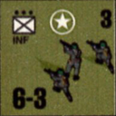 Panzer Grenadier Headquarters Library Unit: United States Army INF for Panzer Grenadier game series