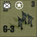 Panzer Grenadier Headquarters Library Unit: United States Army INF for Panzer Grenadier game series